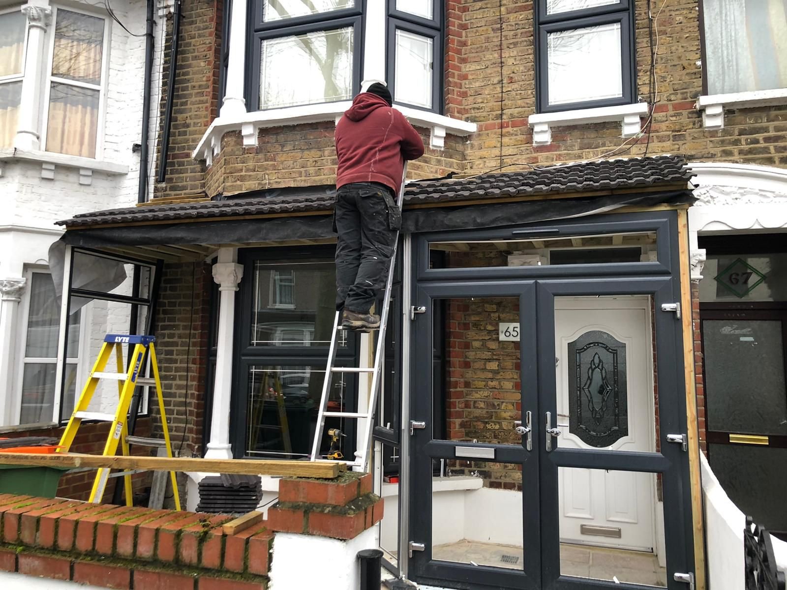 On-site repair work